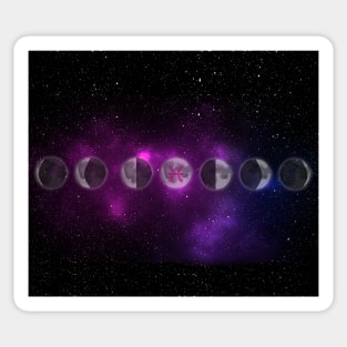 Pisces Moon Sticker